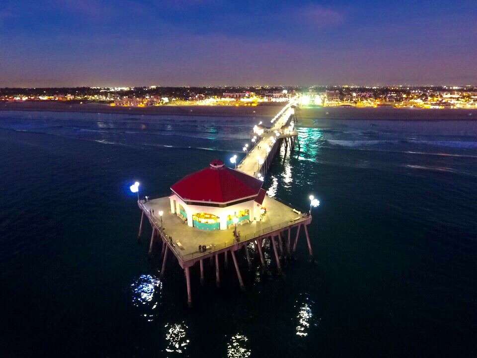 Aerial view from drone